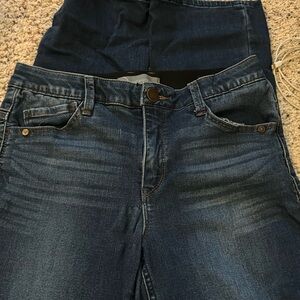 Ab'Solution High Waist Itty Bitty Bootcut Jeans size 4 stretch jean Wit & Wisdom